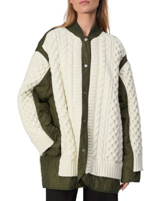 rag & bone - Winnie Mixed Media Jacket