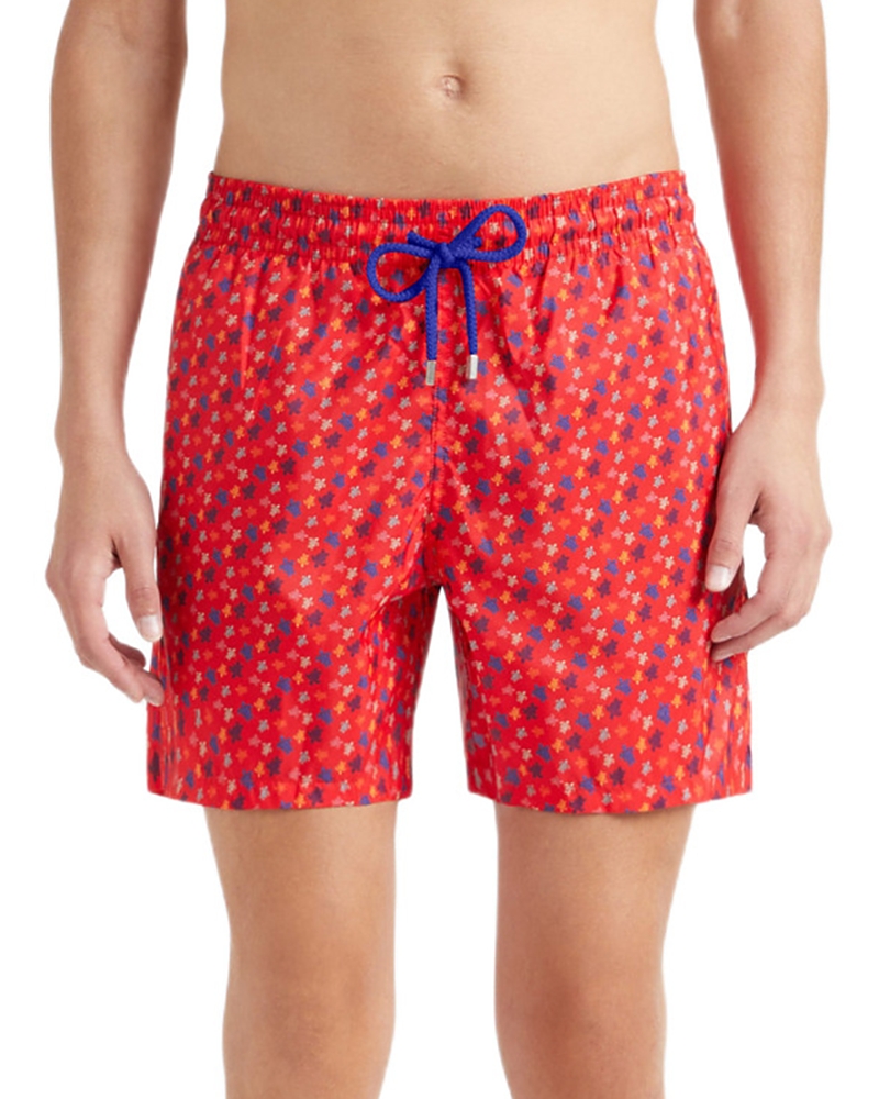 Vilebrequin Mahina Micro Ronde Des Tortues Print 7 Swim Trunks
