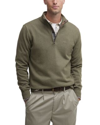 Barbour - Cotton Half Zip Knitted Jumper