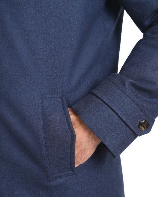 Down Filled Euro Coat With Removable Hood