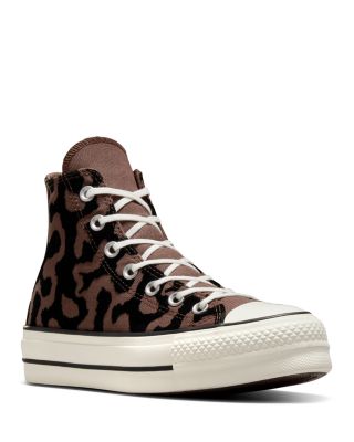 Converse - Women's Chuck Taylor All Star Lift Hi Leopard Remix Sneakers