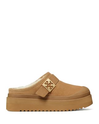 Women's Mellow Shearling Lined Platform Clogs