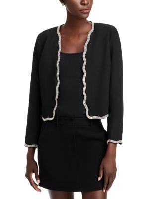 AQUA - Crystal Trim Blazer - Exclusive