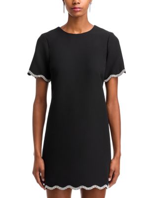 Crystal Trim Mini Dress - Exclusive