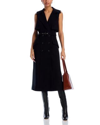 Azra Sleeveless Trench Dress