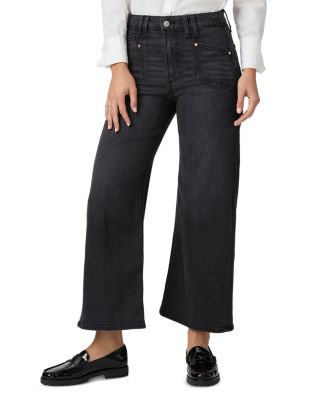 PAIGE - Anessa High Rise Ankle Wide Leg Jeans in Renetta