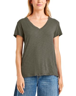 Splendid Kate Slub V Neck Tee