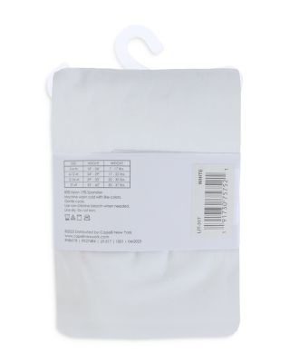 Girls' Nylon Tights, 2 Pack - Little Kid