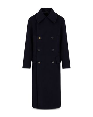Double Breasted Wool Overcoat