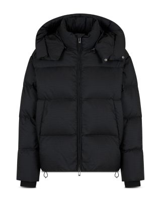 Puffer Coat with Removable Hood