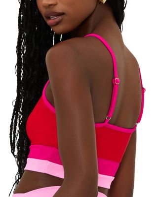 Eva Color Blocked Bikini Top