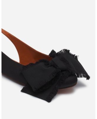 Women&#39;s Slingback Ballerina Flat in Satin