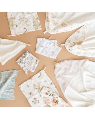 Ezra Woodland Animal Washcloths, 5 Pack