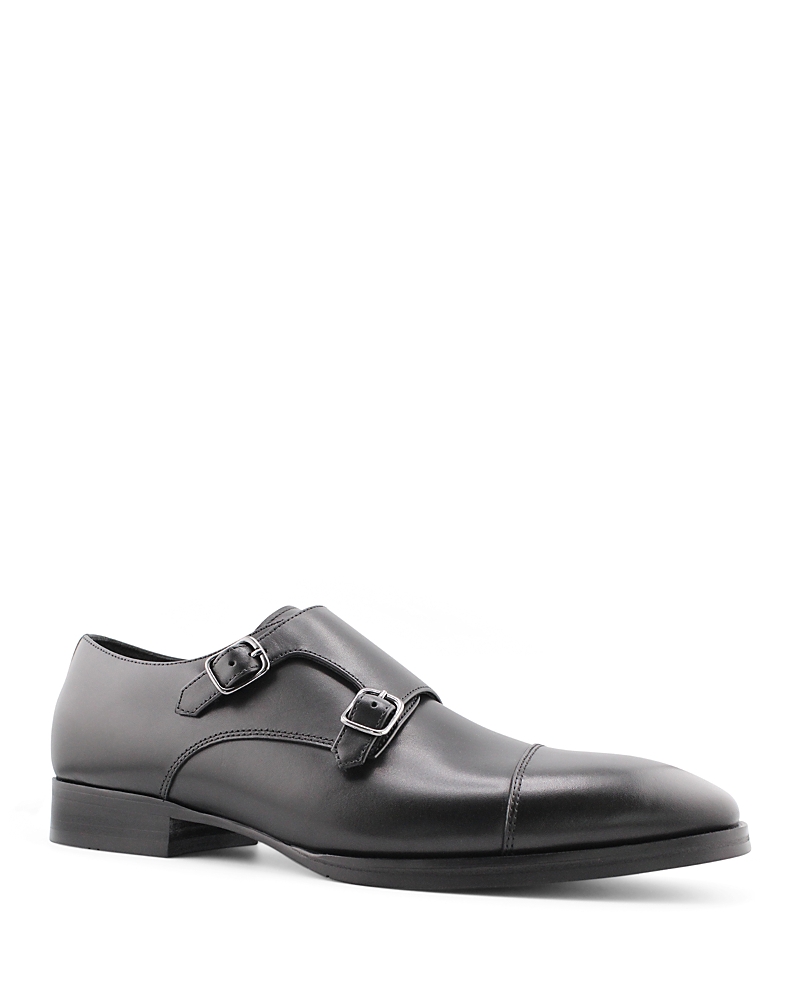 Gordon Rush Brayden Double Monk Strap Shoe In Black