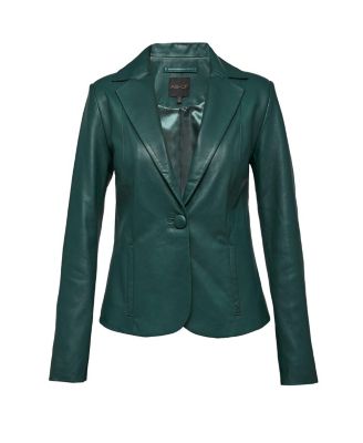 Telly Upcycled Leather Blazer