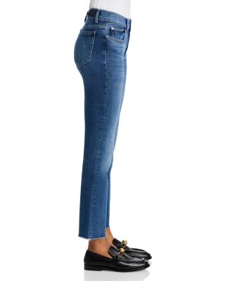 Mara Straight Mid Rise Instasculpt™ Ankle Jeans in Chancery