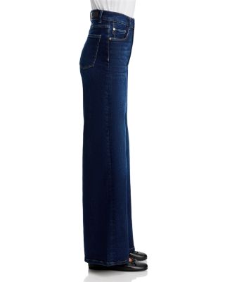 Hepburn High Rise Wide Leg Jeans in Mediterranean