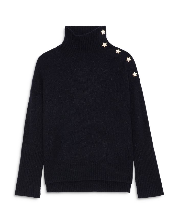 Star Button Sweater