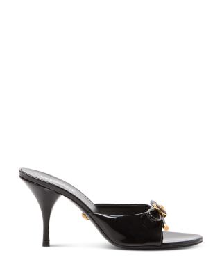 Women's Opera Bow 85mm Patent Mules 