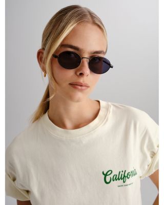 Poseidon Deux Oval Sunglasses, 52mm