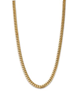 Bloomingdale's Fine Collection - Polished Miami Cuban Link Chain Necklace in 14K Yellow Gold, 20"