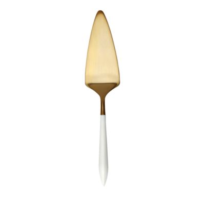 Ares Oro and White Pastry Server