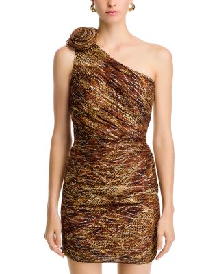 Magarita One Shoulder Mini Dress