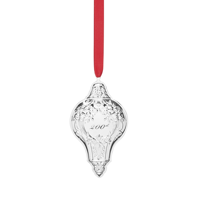 Reed & Barton 200th Anniversary Celebration Christmas Ornament In Metallic