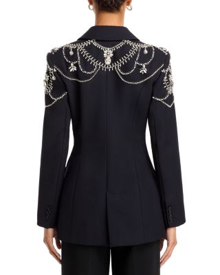 Getty Rhinestone Embellished Blazer