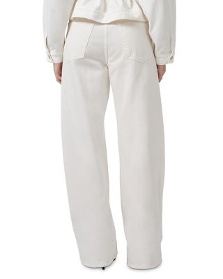 Ayla High Rise Baggy Wide Leg Jeans in Pashmina