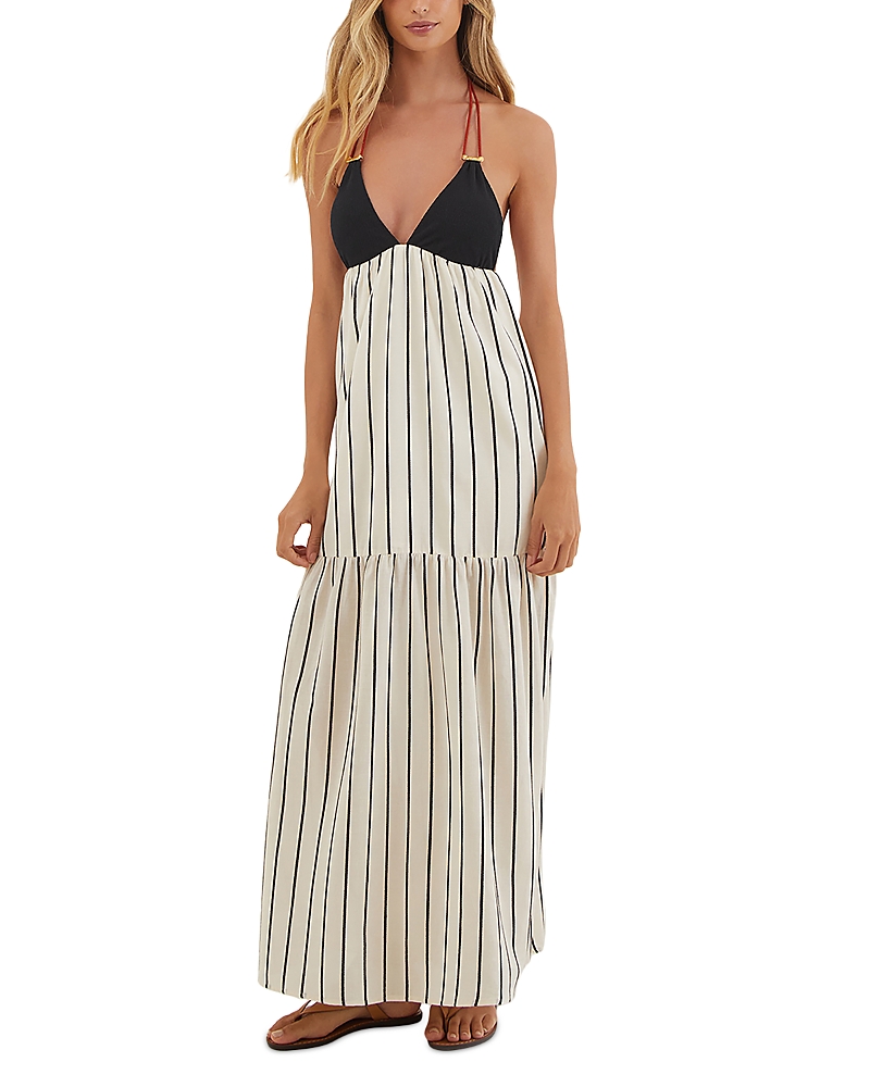 Shop Vix Serpentine Erica Resort Maxi Dress In Multi