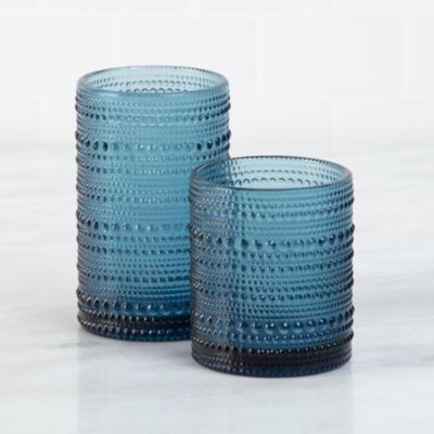 Fortessa Jupiter Cornflower Ice Beverage Glass, Set of 6