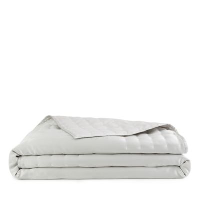 Hammered Silk and Cotton Quilt, King