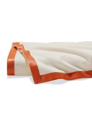 Pratesi - Dolomiti Cashmere & Leather Throw Blanket, 55" x 71"