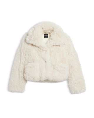KatieJnyc - Girls' Faux Fur Elise Jacket - Big Kid