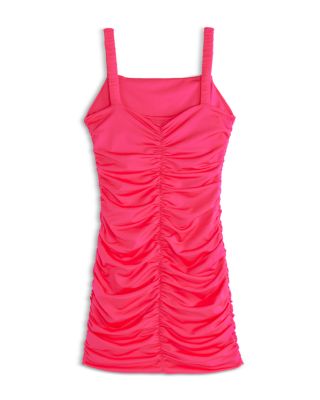 Girls' Scarlett Nylon Stretch Ruched Party Dress - Big Kid