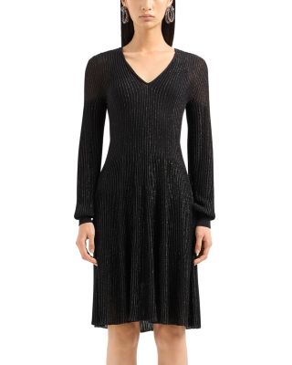 Emporio Armani - Metallic Knit Dress