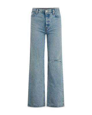 Hudson Rosie High Rise Wide Leg Jeans in Rider | Bloomingdale's Women