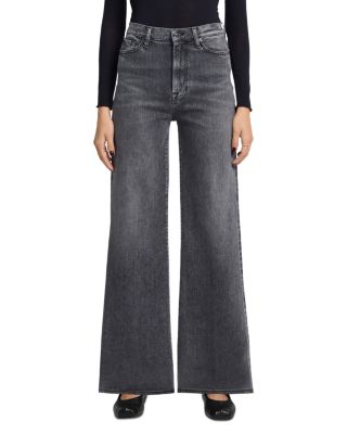 7 For All Mankind - Jo High Rise Wide Leg Jeans in Night Out