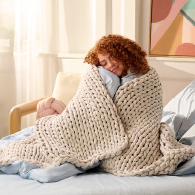 Cotton Napper Knitted Weighted Blanket