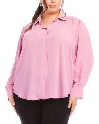 Karen Kane - Plus Dropped Shoulder Blouse
