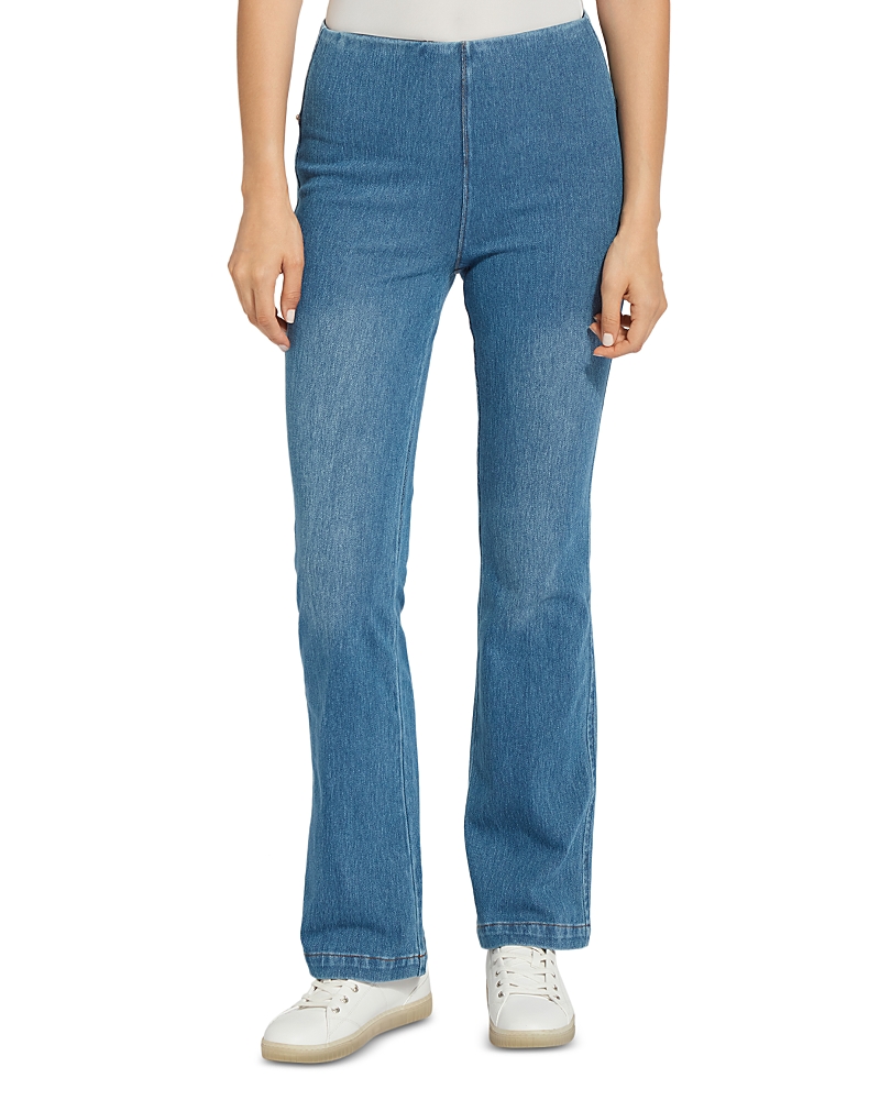 LYSSÉ BABY BOOTCUT JEANS IN MID WASH