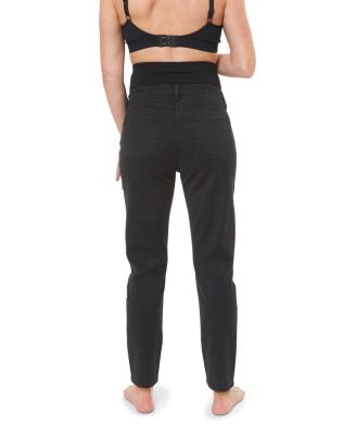 Hunter Over Bump Crop Jean in Black