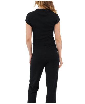 Kira Short Sleeve Nursing Knit Sweater