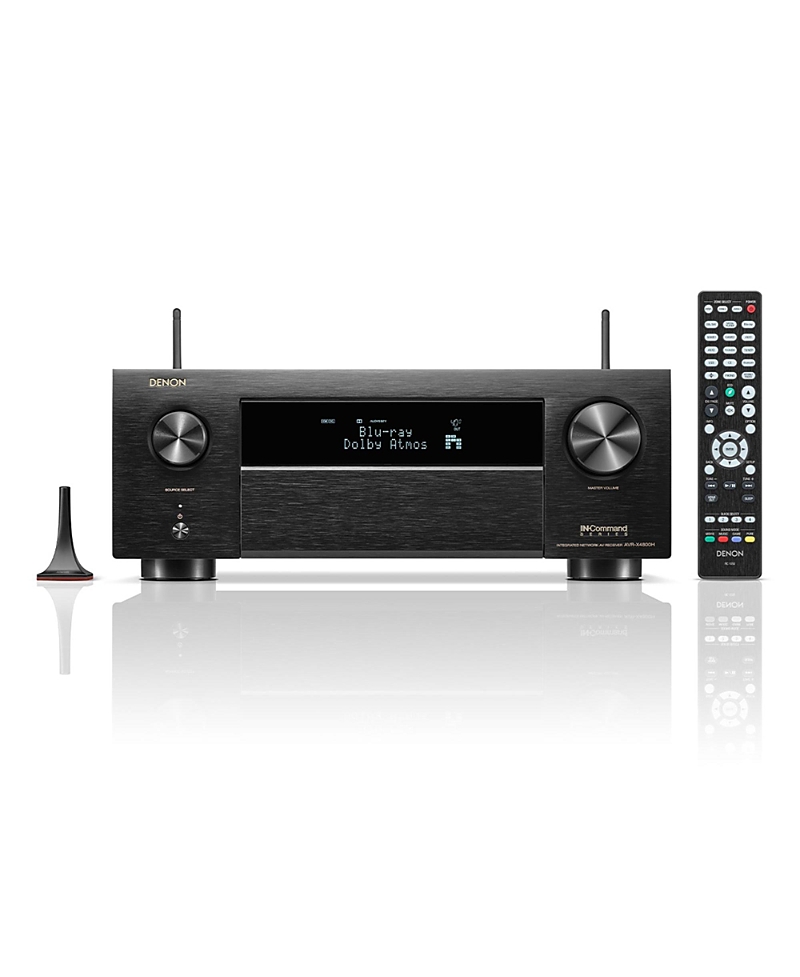 Denon Avr-x4800h 9.4 Channel 8k Home Theater Receiver With Dolby Atmos/dts:x & Heos Built-in In Black