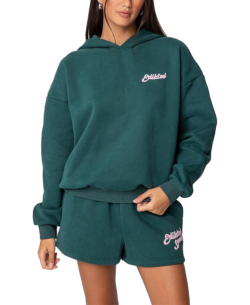 Edikted So Sporty Hoodie In Green