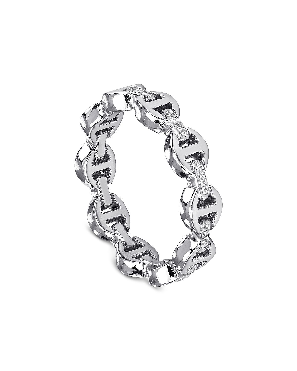 Hoorsenbuhs 18K White Gold Heritage Diamond Micro Dame Iii Ring