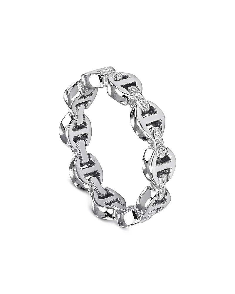 Hoorsenbuhs 18K White Gold Heritage Diamond Micro Dame Iii Ring