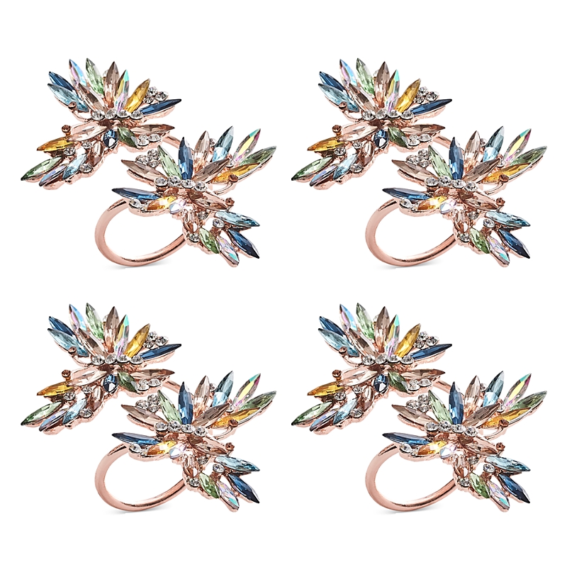 KIM SEYBERT BUTTERFLIES NAPKIN RING, SET OF 4 NR1214088MT
