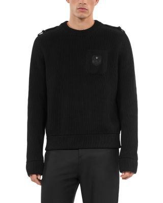 The Kooples - Cotton Ribbed Straight Fit Sweater